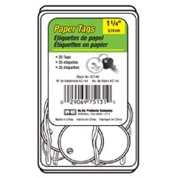 Hy-Ko KC144 Paper Id Tag Split Ring - 1.25 In. 4493805 - main